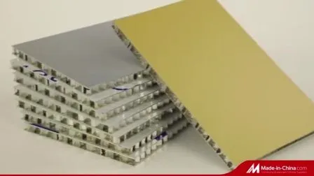 Neues Gebäude Leuchtend rote Farbe Aluminium-Verbundmaterial